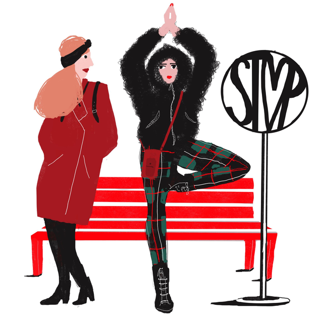 Yoga at the Bus Stop