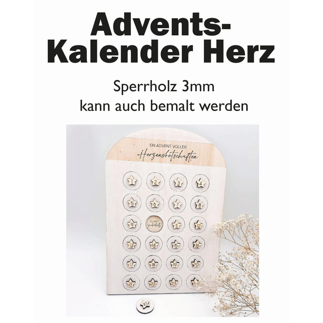 Adventskalender Herz