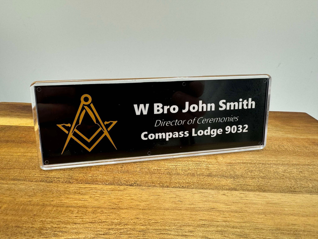 Custom Festive Board Name Plaque - Large