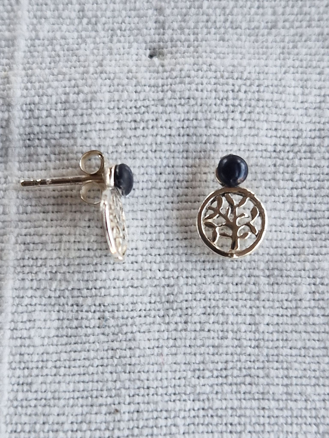 Livets træ - blåmusling perle