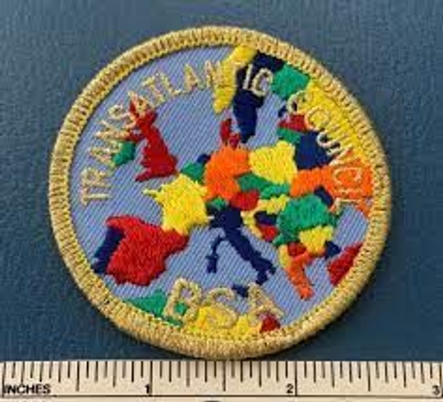Transatlantic Council BSA Circle Patch