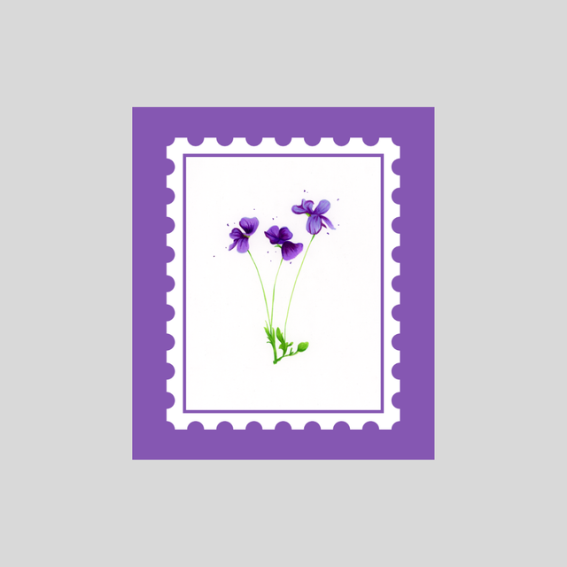 Stickers - Pensée des Alpes