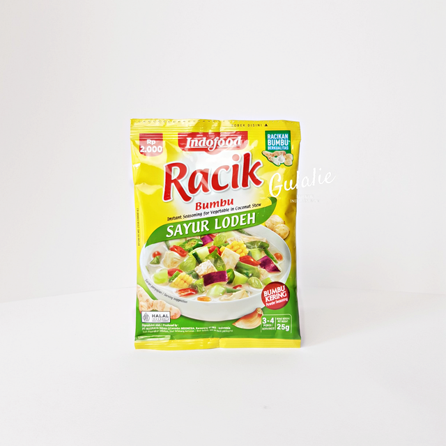 INDOFOOD Bumbu Racik Sayur Lodeh - Préparation de Soup aux Légumes au Lait de Coco