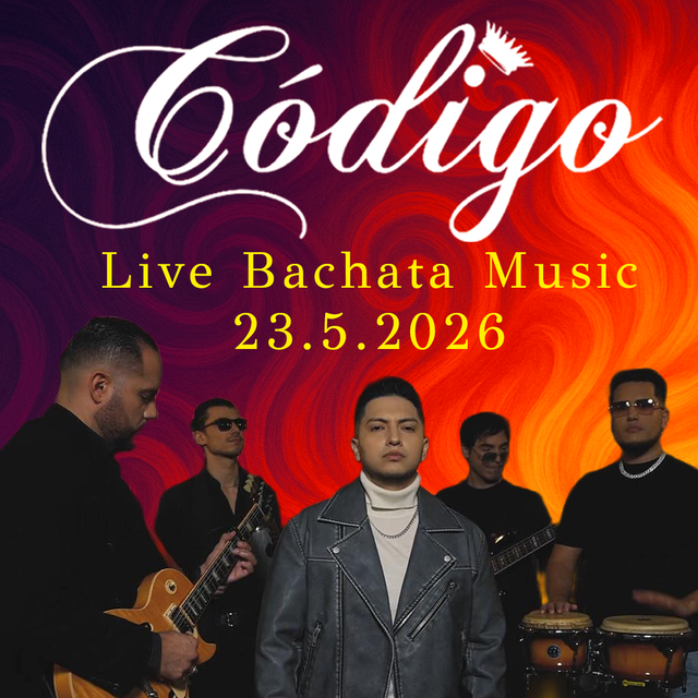 LIVE BACHATA MUSIC by CÓDIGO - 23rd of May at Dawley Town Hall