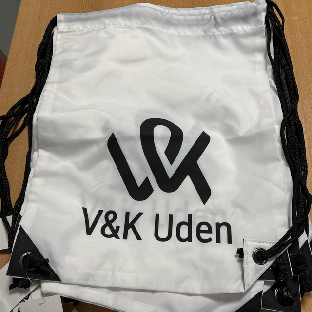 Rugtas met Logo wit zwart opdruk