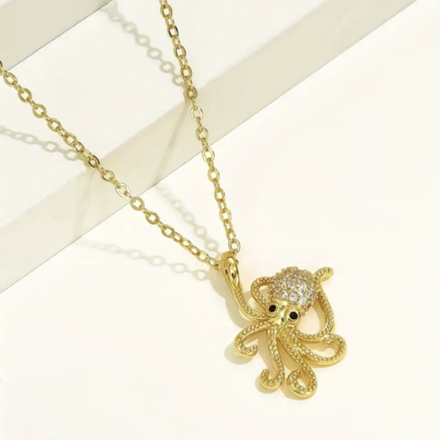 Octopus necklace