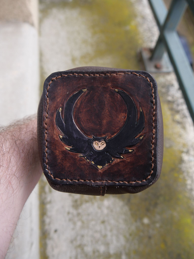 Bourse Gravée Hibou