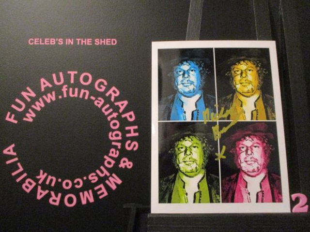 Michael Barber Authentic Autographed 6x4.5 Pop Art Limited Edition (2)