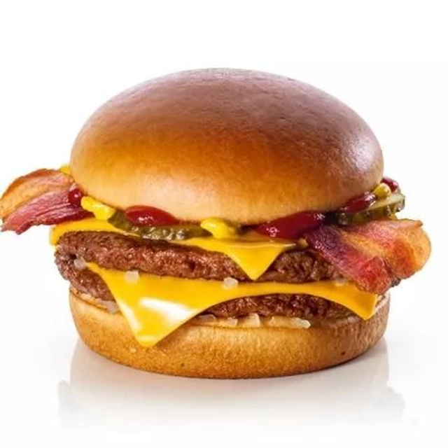Double cheeseburger bacon 🥓