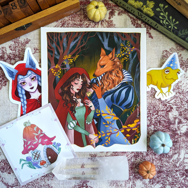 Belle et la bête | Artprint 