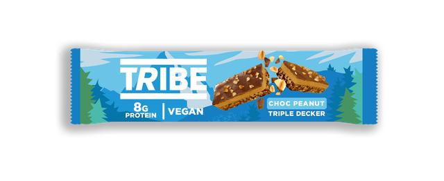 TRIBE Choc Peanut Butter Triple Decker 40g