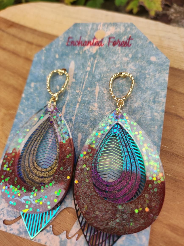 Boucles D&#039;oreilles &#039; Enchanted Forest&#039;