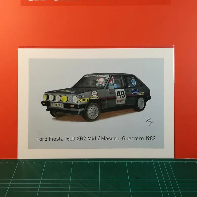 Artimotor prints - A4 1982 Ford Fiesta 1600 XR2 Mk1 – Masdeu Guerrero