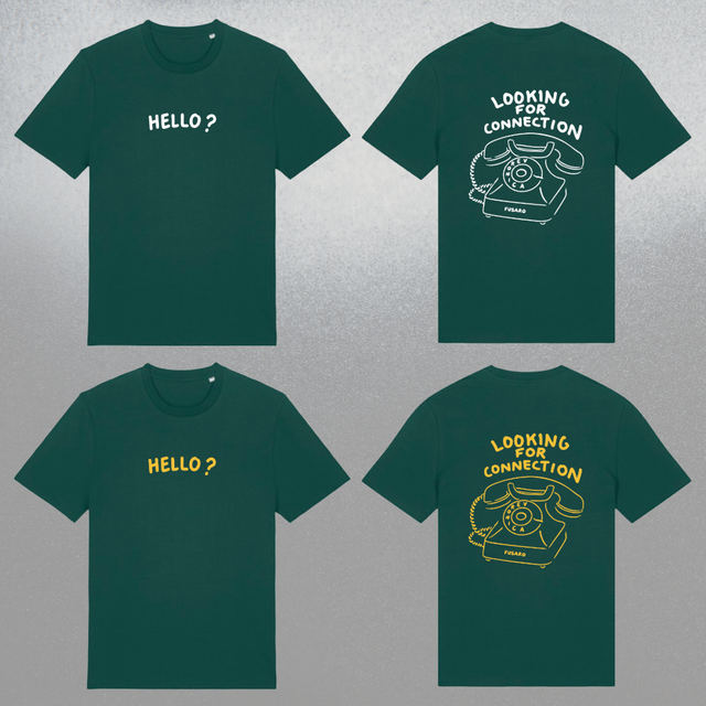 T-Shirt "Looking for Connection": Green