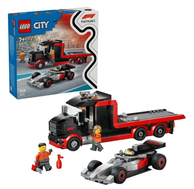 LEGO 60493 City F1 Truck mit Audi F1 Rennwagen