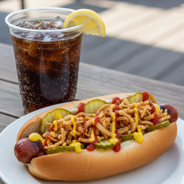 "Small Bite" - Hotdog + Softdrink (€/p.P.)