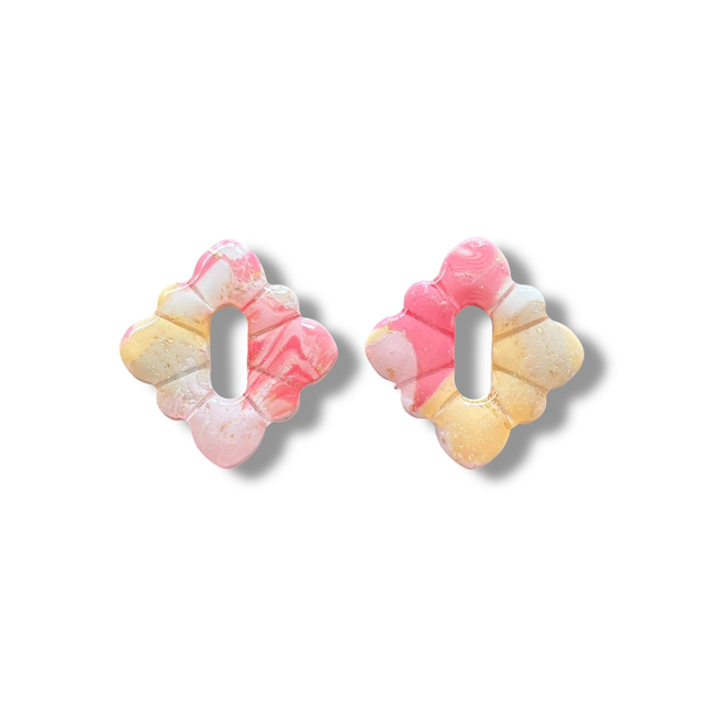Pampilles Sidonie rose/beige/peche 
