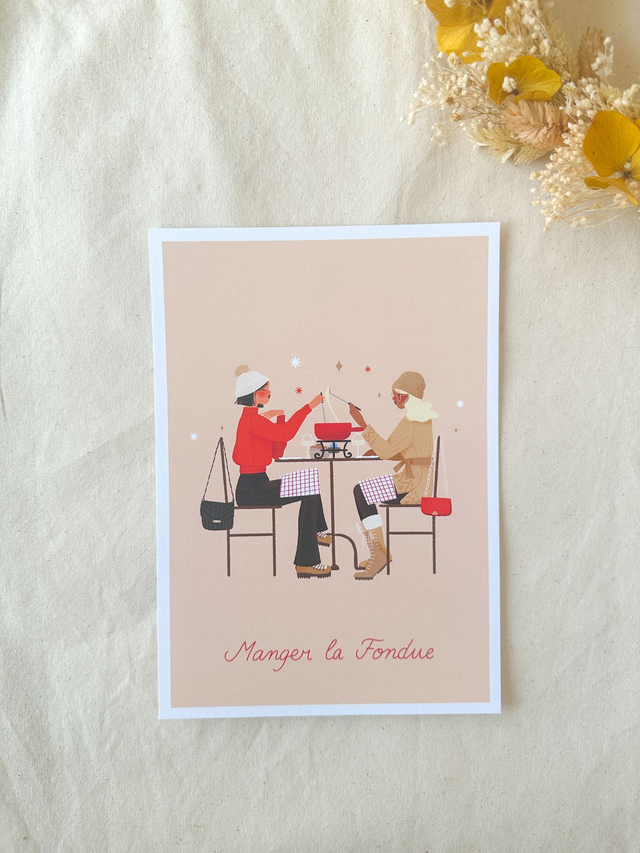 Affiche Manger La Fondue