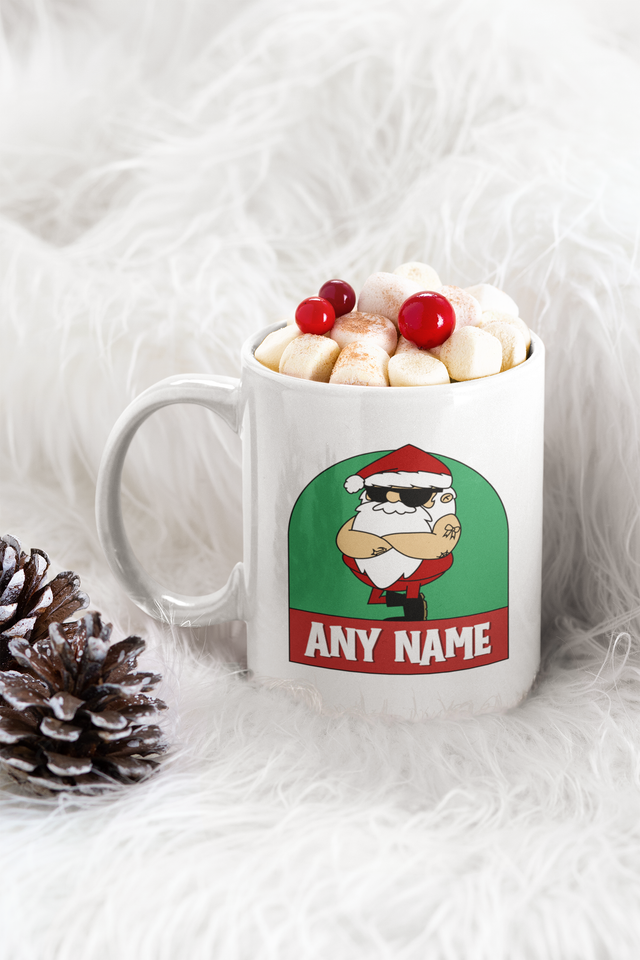 Christmas Mug - Stay Naughty Cool Santa