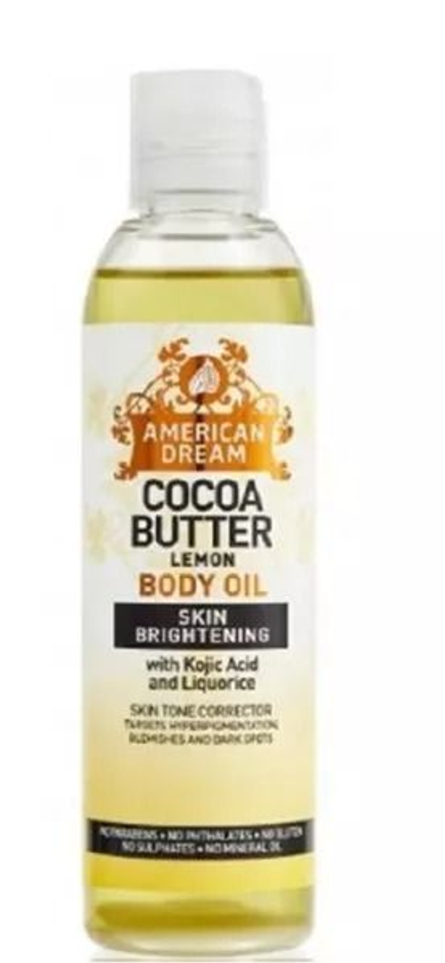 American Dream: Body Oil - Lemon 200ml