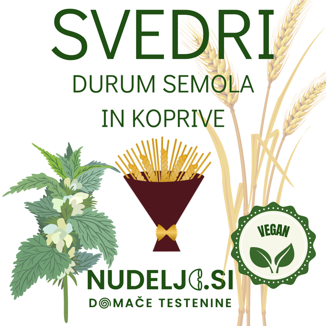 SVEDRI DURUM SEMOLA IN KOPRIVE