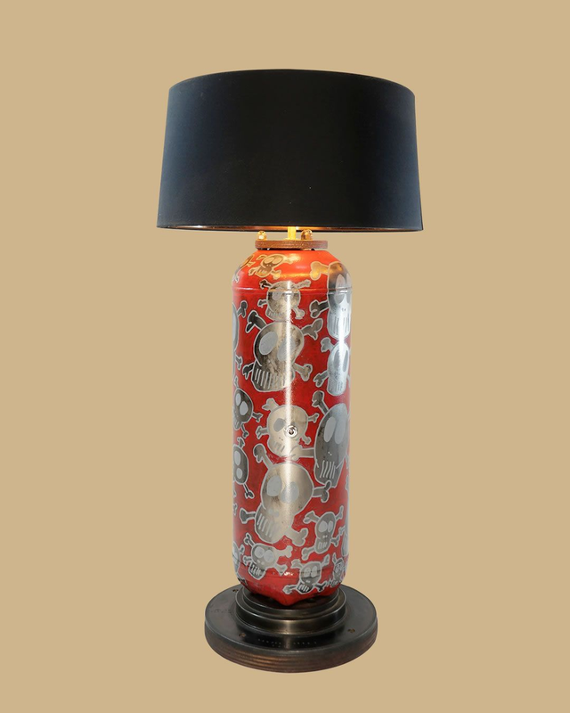 Heads of death fire extinguisher 