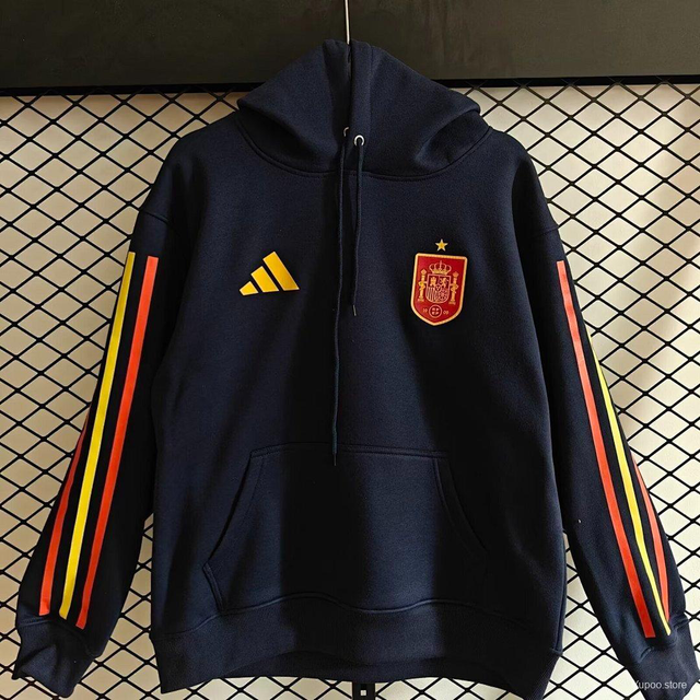 Sudadera con capucha España (Azul Oscuto) 25-26