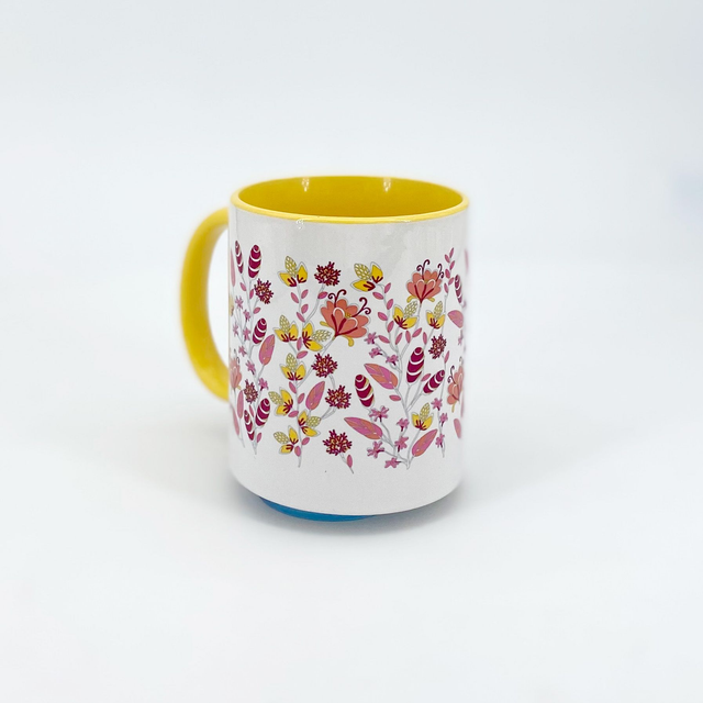 MUG Floral Yellow 