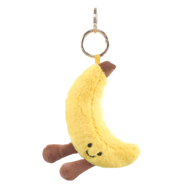 Plush Banana Bag Charm/Key Ring