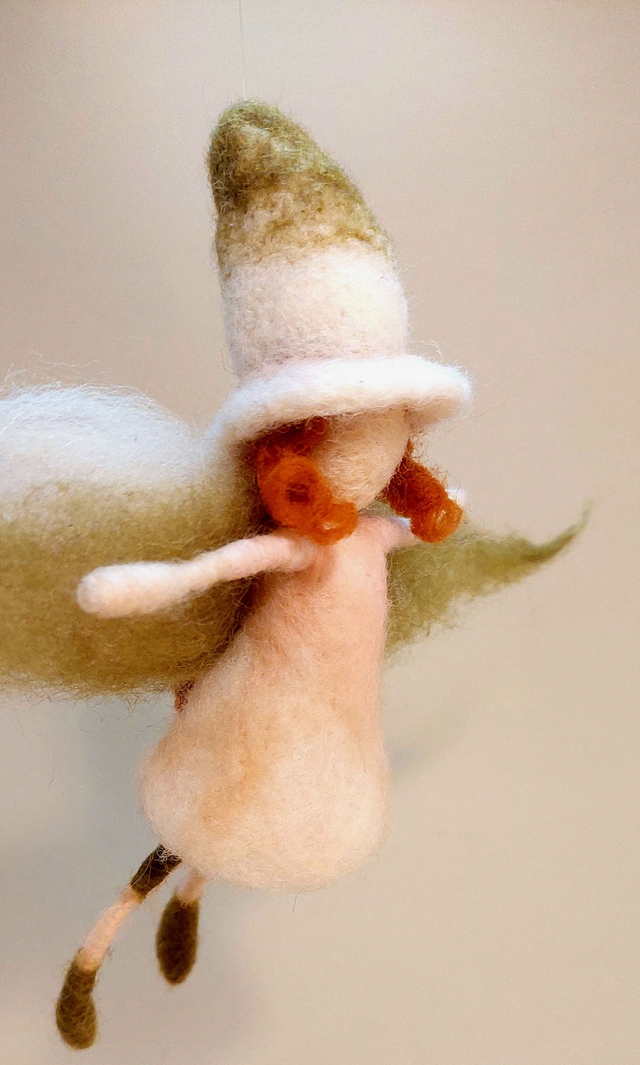 MINERAL, fée suspendue fait 100% main