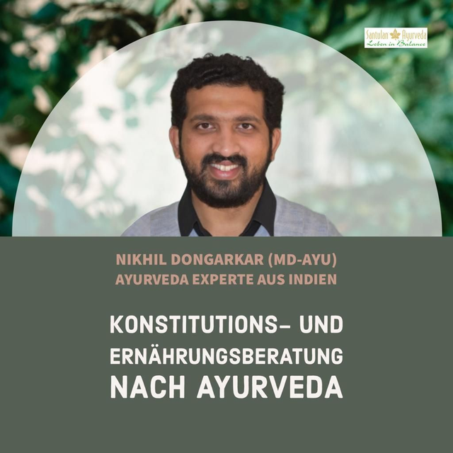 Ayurveda Beratung mit Dr. Nikhil
