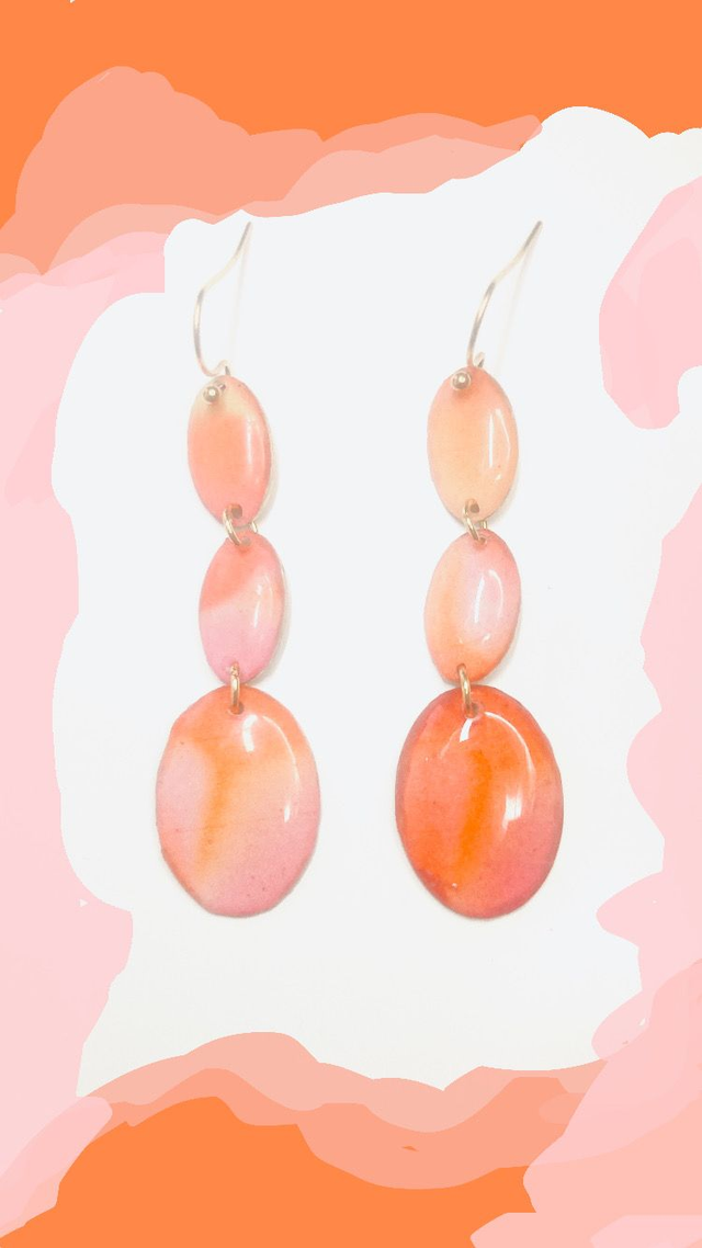 Boucles d'oreille Boréale longues