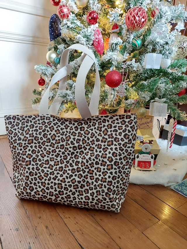 Cabas motifs leopard