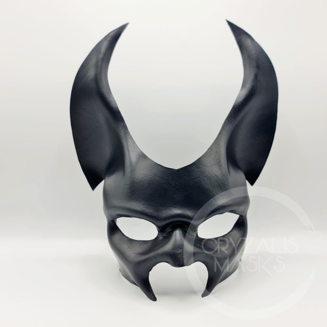 Black leather Anubis Mask