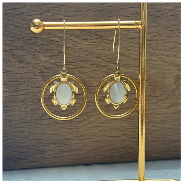 Boucles d’oreilles tortue