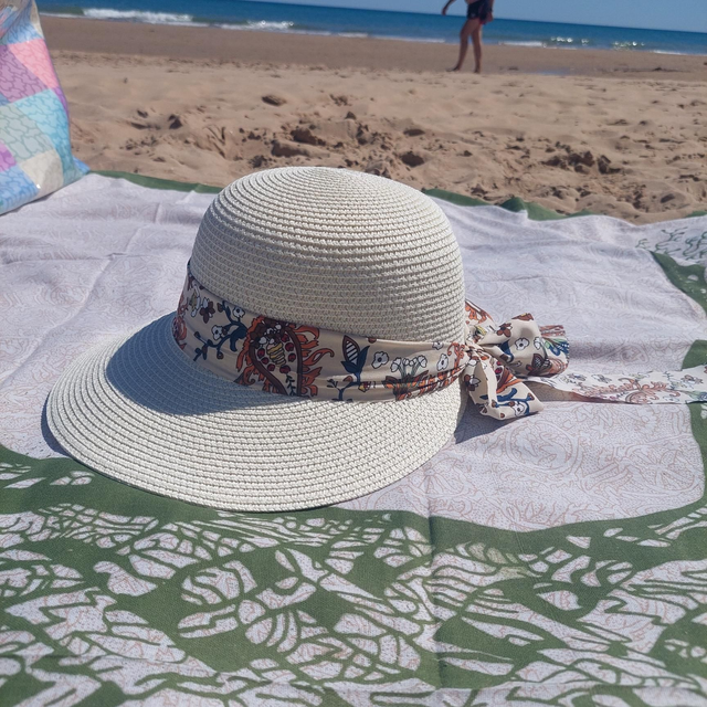 Sombrero lazo estampado