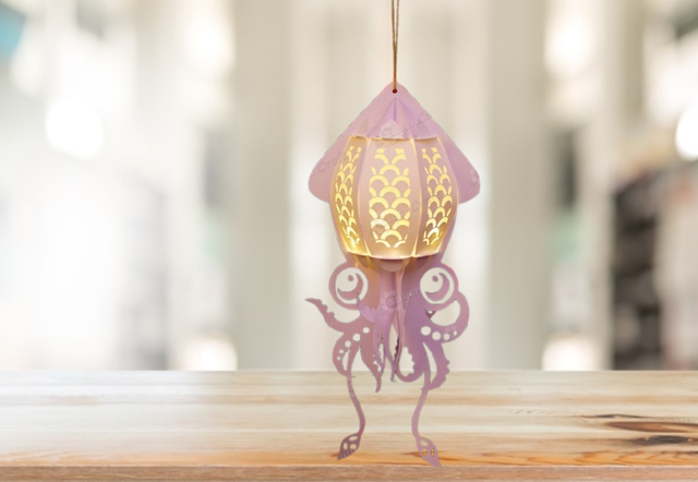 Lanterne Pieuvre à suspendre