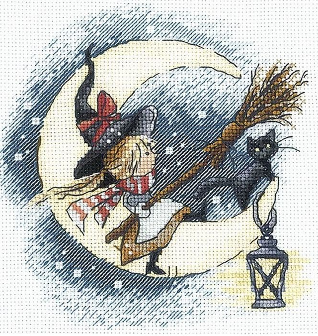 Moon Dreams Counted Cross Stitch Kit By Andriana