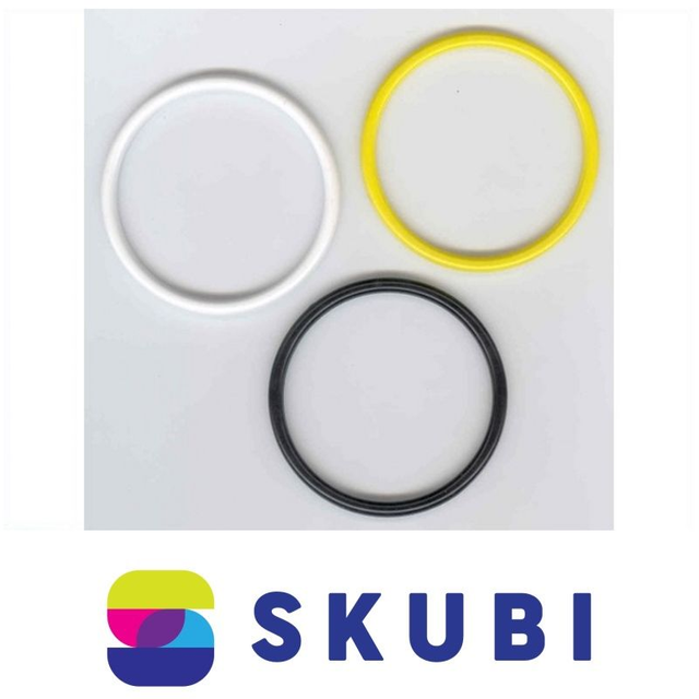 RETRO NÁRAMKY PLASTOVÉ - PEVNÉ, NEOHEBNÉ - 7.6 CM - SADA 3 KS (č. 183)