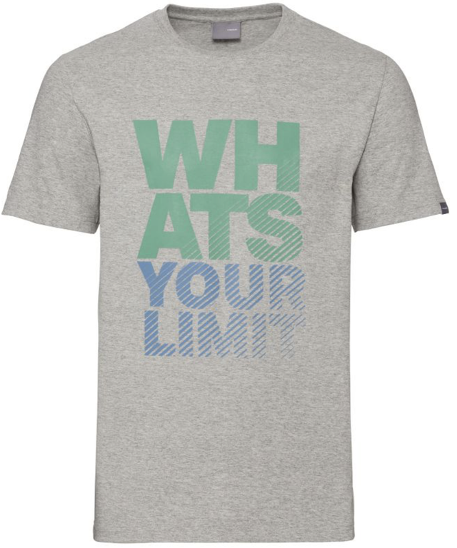 Head - WYL T-Shirt Grey/Green/Blue  RRP £30