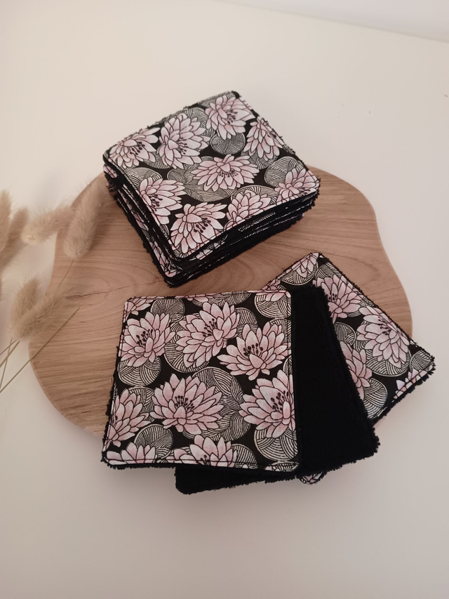 Pack de 5 cotons lavables démaquillants 