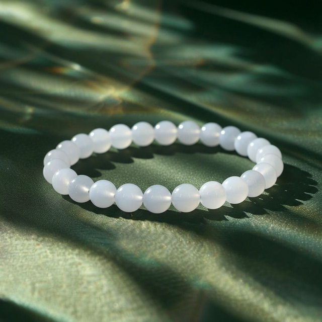 Bracelet en cristal sélénite