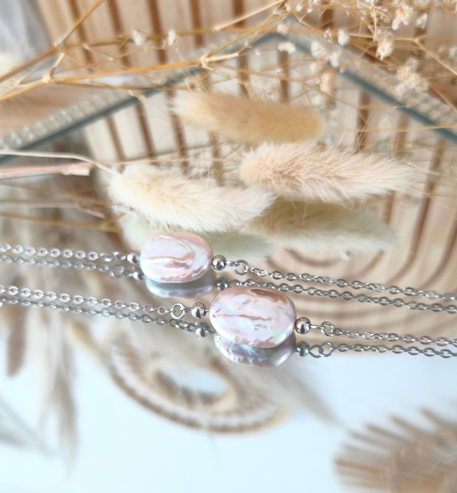 Bracelet Chaîne Perle d'eau douce