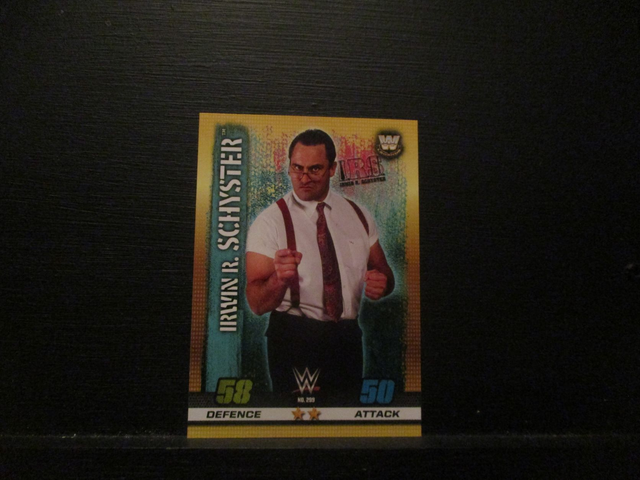 Irwin R. Schyster - W Legends Slam Attax 10th Edition Original Trading Card #299