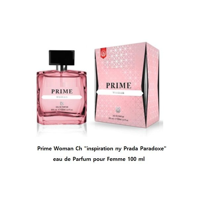 Prime Woman Ch "inspiration Prada Paradoxe" eau de Parfum pour Femme 100 ml