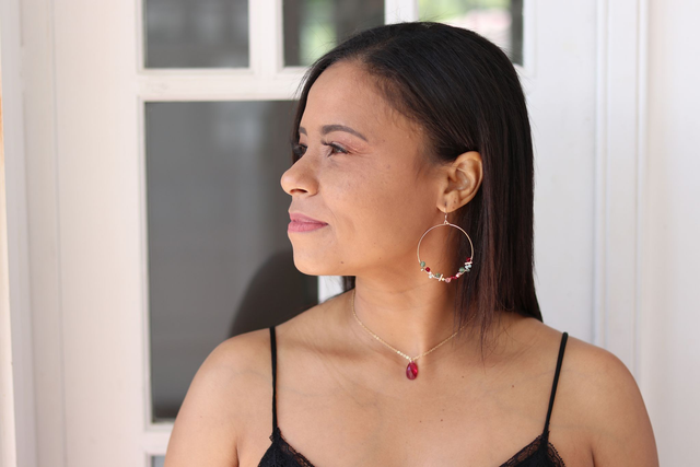 Collier chaîne de dos RUBY