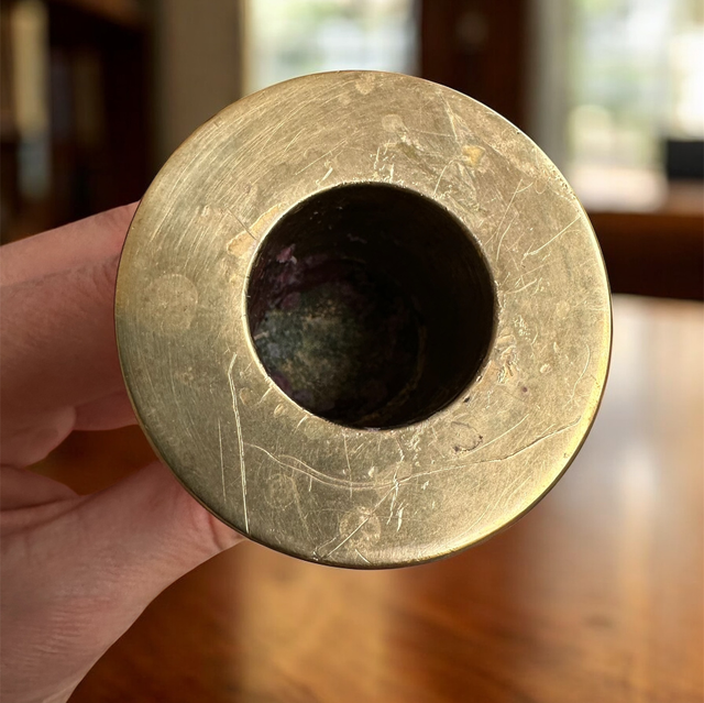 Vintage Brass Candlestick – Classic Mid-Century Candle Holder For Home Decor