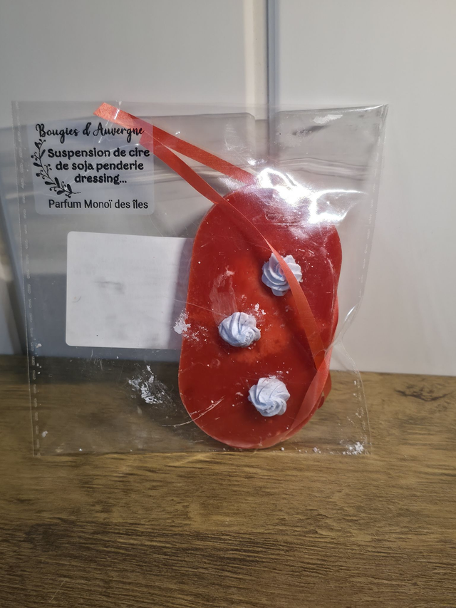 Suspension de cire de soja parfum Monoï des îles