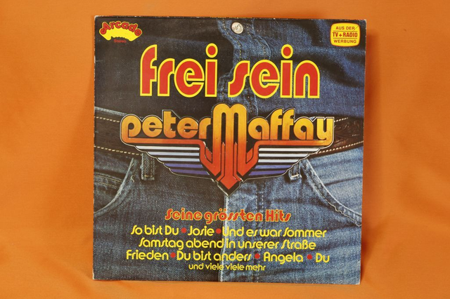 Vinyl LP Peter Maffay "frei sein"