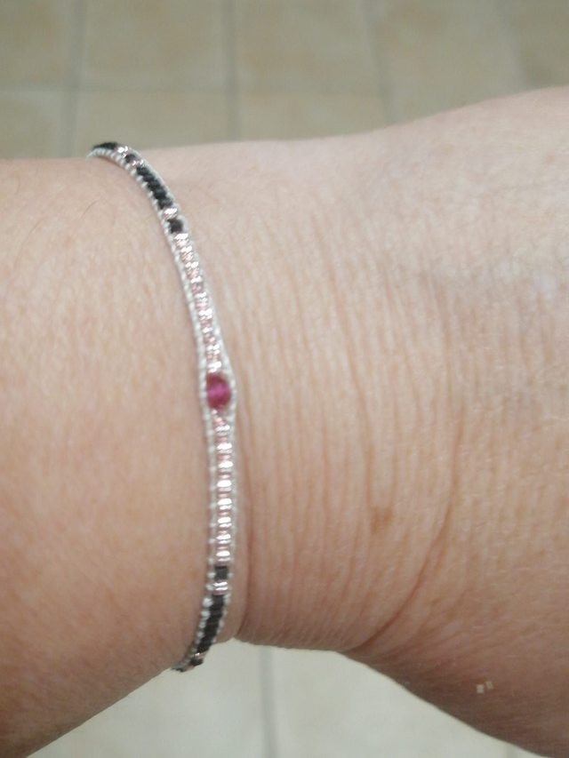 Bracelet fin en perles Miyuki Délica